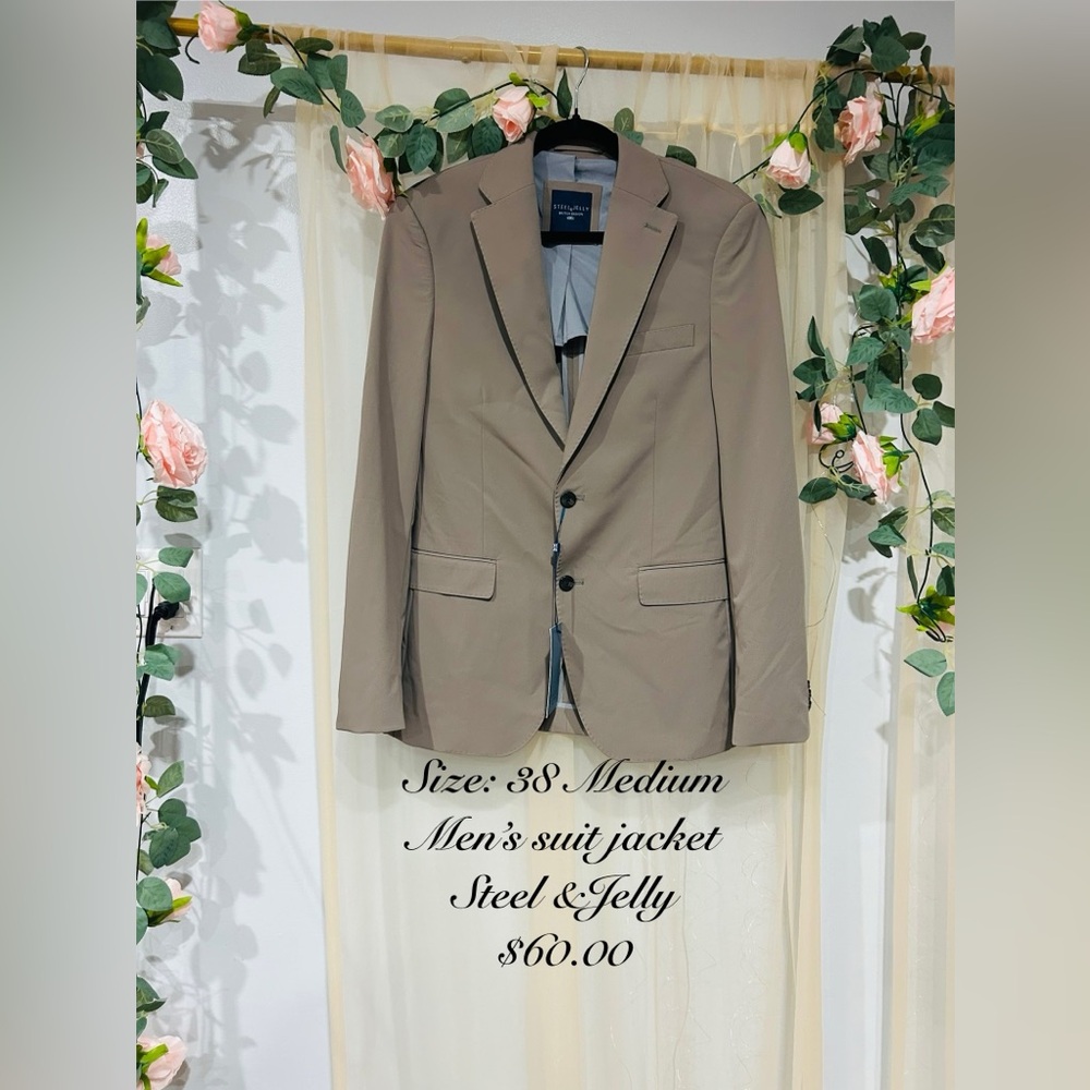 Steel & Jelly Men's Tan Blazer